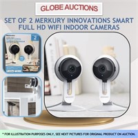 SET OF 2 MERKURY FHD SMART CAMERA(INDOOR,WIRELESS)