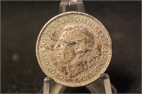1943 Australia 2 Shillings Silver Coin