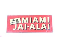Tin Best Players Miami Jai-Alai Sign