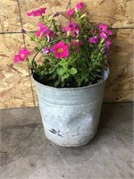 Bucket with Flowers