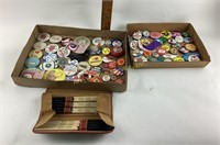 Pin back buttons, reproduction campaign, Michigan