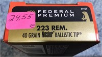 5- ,223 REM FEDERAL PREMIUM   100 RDS