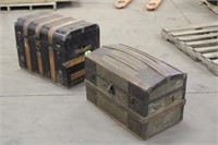 (2) Vintage Chests,  Approx 27"x16"x16"