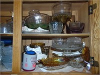 Contents of the Cabinet & Carnival Glass