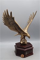 Vintage Mounted Brass Eagle Trophy