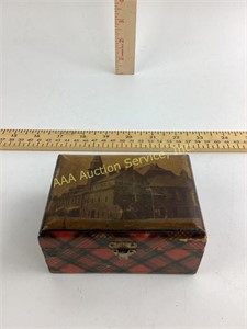 Victorian tartan ware mauchline box clan Stuart -