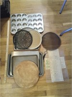 Muffin Tins, Baking Sheets, Baking Stone, Cutting