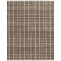 Better Homes 7'10x9'10 Beige Plaid Wool Rug