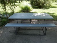 Metal & Wood HD picnic table