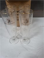 Budwieser Clydesdale collector glasses