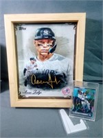 Nicely Framed Aaron Judge Wall Hanging has