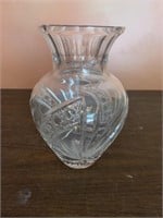 Crystal vase approximately 10" tall