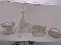 Glass candle holders and other Glass items