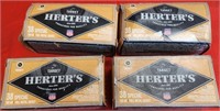 W - 4 BOXES HERTER'S 38 SPECIAL AMMUNITION (W9)