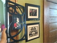 framed art pictures and cut out frame nice