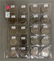 RCM 1968-1985 1 Dollar Coins