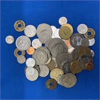 Lot-Mixed Foreign Coins