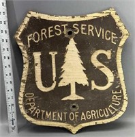 Vintage US forest service sign Black Hills, SD
