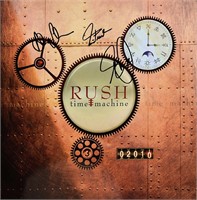 Rush signed Time Machine Tour Book