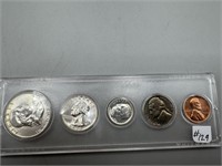 1959 five coin set in Whitman acrylic