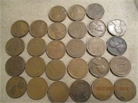 Wheat Pennies 1920's-27 ct.