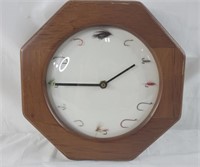 Handmade Fly fish clock, untested