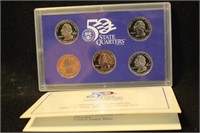 2002 U.S. Mint State Quarter Proof Set