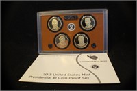 2015 Presidential $1 Coin Proof Set