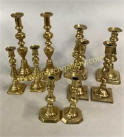 5 Sets Brass Candlesticks