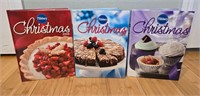 3 Pillsbury Christmas Cookbooks