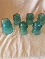 vintage aqua insulators