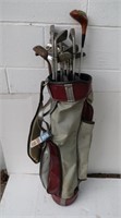 Vintage Golf Clubs w/ Bag