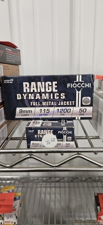 2-Range dynamics 
9mm luger 115 grain
 ONE MONEY