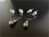 925 Silver Earrings total weight is 29 grams