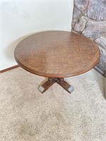Mid century 44 inch round dining table