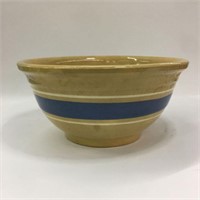 Watt Yellowware Mixing Bowl With Blue Band