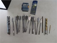 Big Lot of Asst Drill & Boring Bits