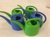 5 New 1 Liter Watering Cans