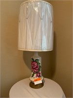 Floral Ceramic Table Lamp