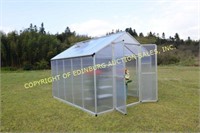 BRAND NEW 8' X 10' TWIN WALL GREEN HOUSE