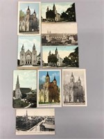 Lot of nine Holy Angels, ST. THOMAS postcards.