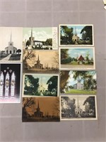 Lot of 10 Old ST. THOMAS Church postcards.