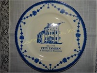 City Tavern  decorative plate 11"d