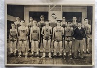 Original 1943 Lovelady Texas High Basketball Team