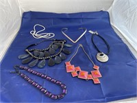 Bag of Costume Jewelry Necklaces