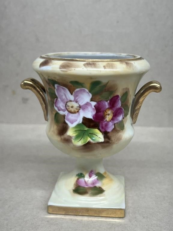 Japanese hand-painted vase