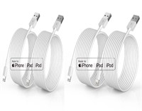 NEW 4PK 6FT Fast Charge iPhone Charging Cables