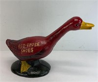 RED GOOSE SHOES CAST IRON BANK