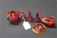 Ruby Red Fenton Glassware