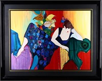 Signed and numbered Tarkay Sophisticated Lady